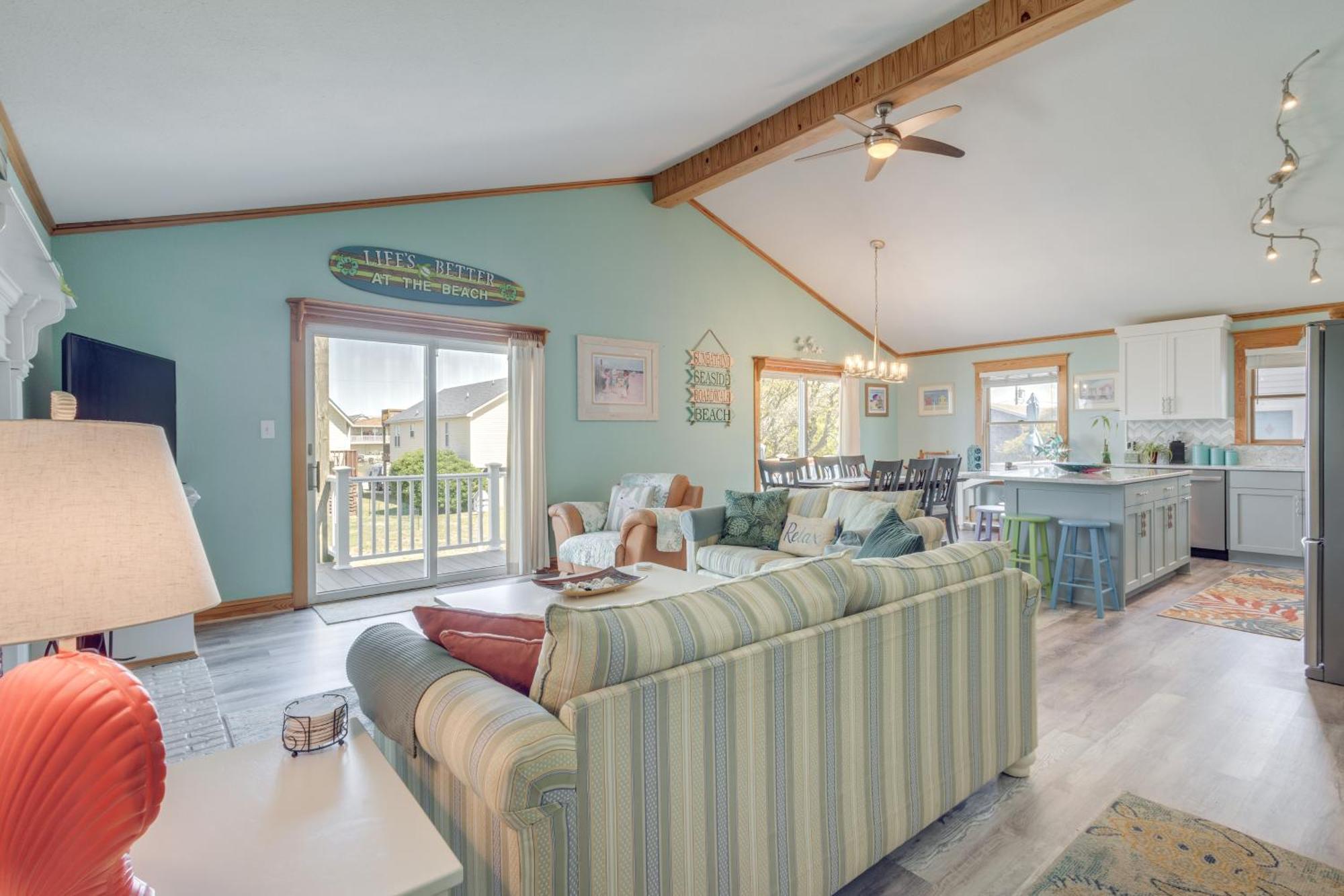 Coastal Home With Deck And Outdoor Shower Kill Devil Hills Luaran gambar