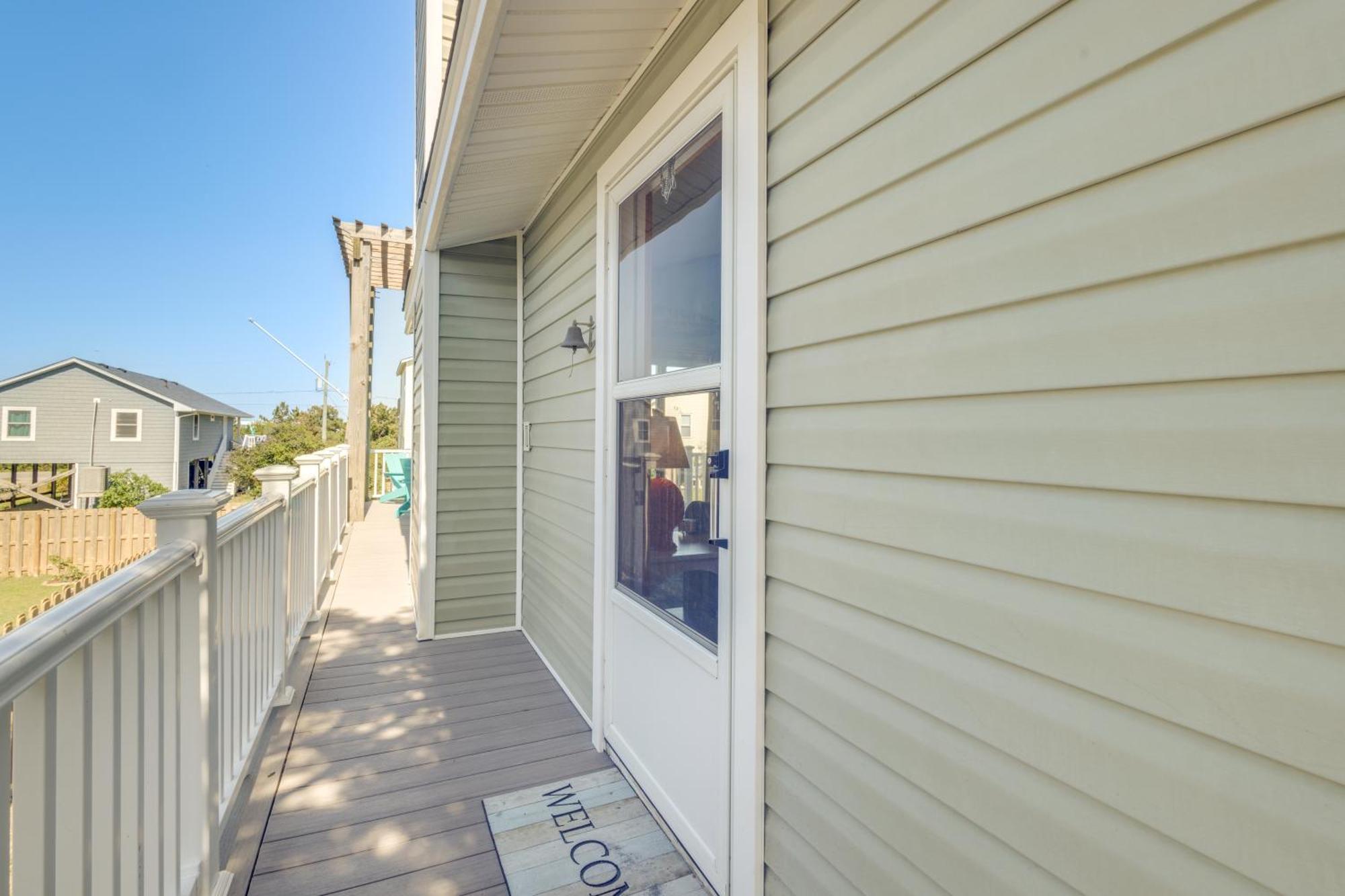 Coastal Home With Deck And Outdoor Shower Kill Devil Hills Luaran gambar