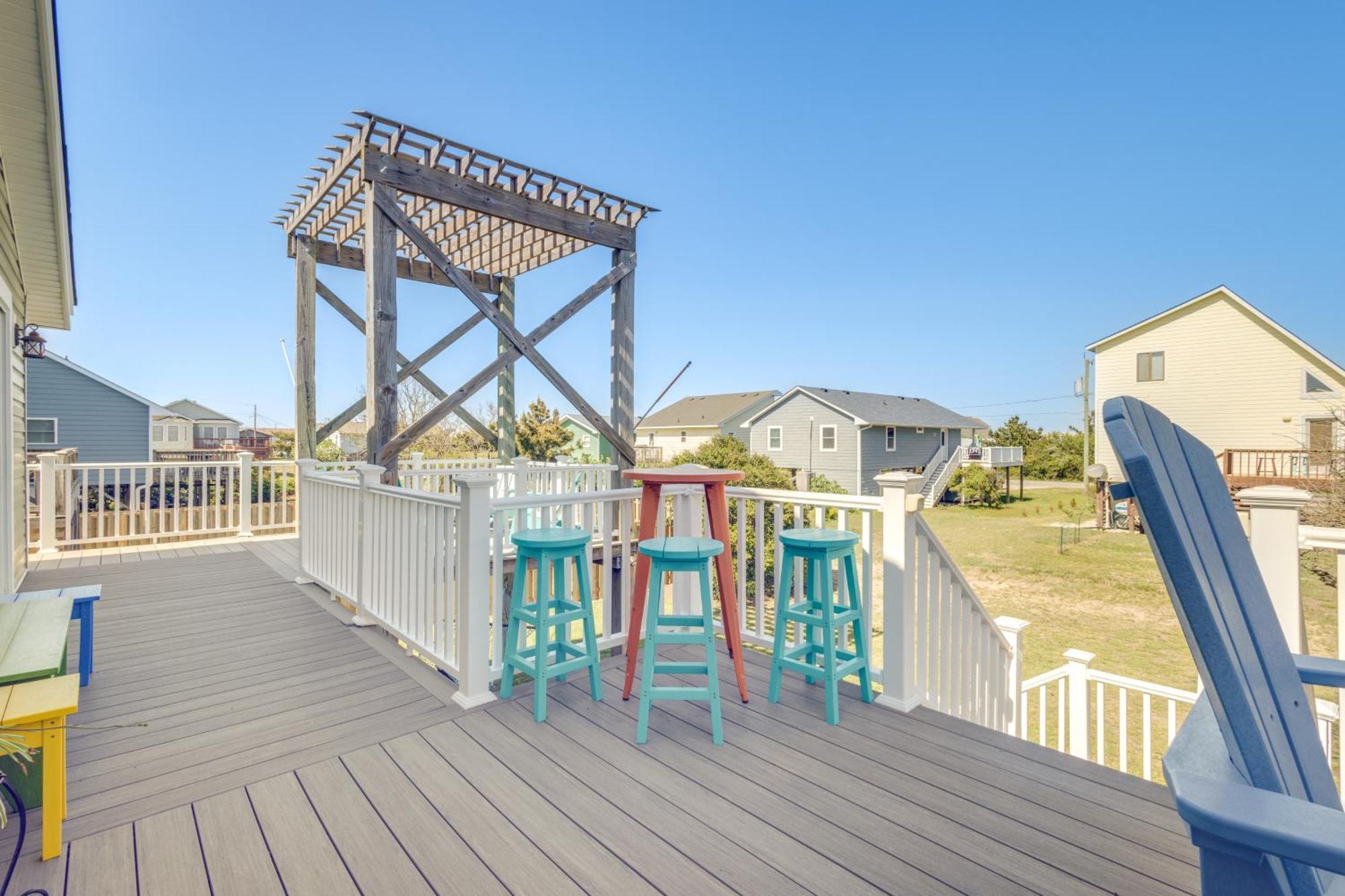 Coastal Home With Deck And Outdoor Shower Kill Devil Hills Luaran gambar