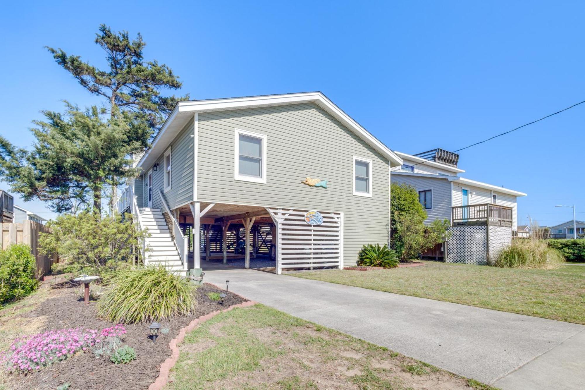 Coastal Home With Deck And Outdoor Shower Kill Devil Hills Luaran gambar