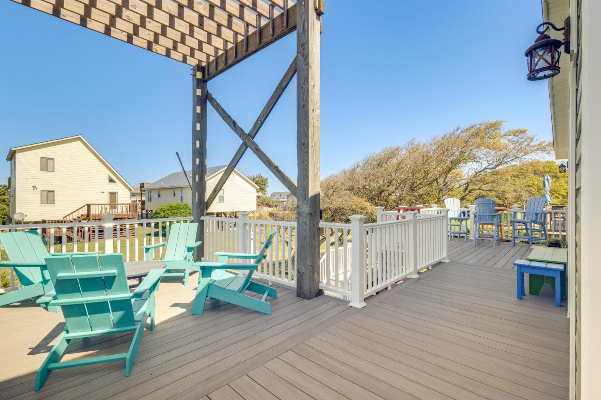 Coastal Home With Deck And Outdoor Shower Kill Devil Hills Luaran gambar