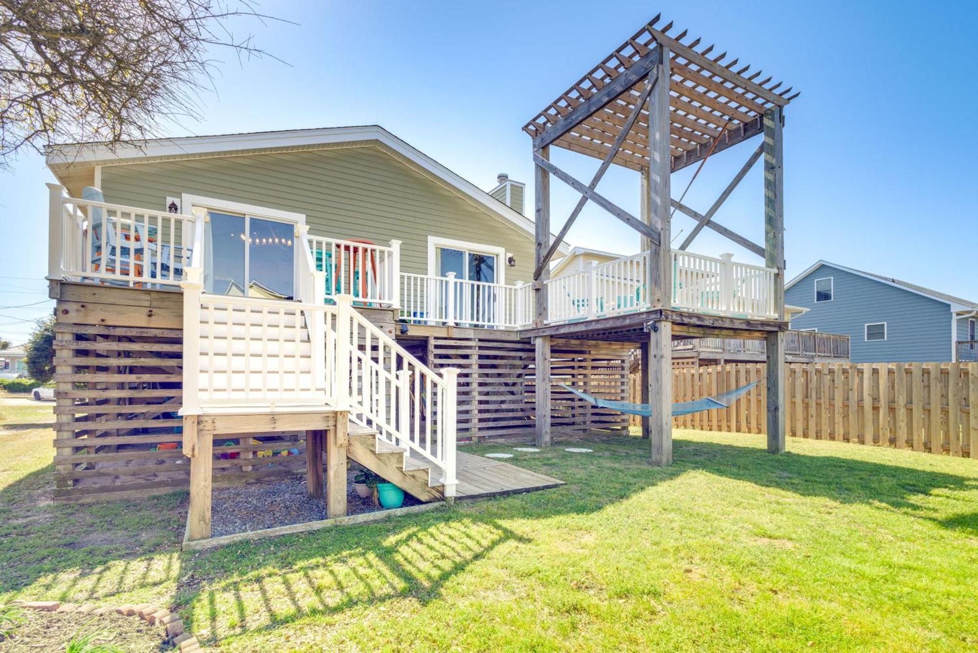 Coastal Home With Deck And Outdoor Shower Kill Devil Hills Luaran gambar